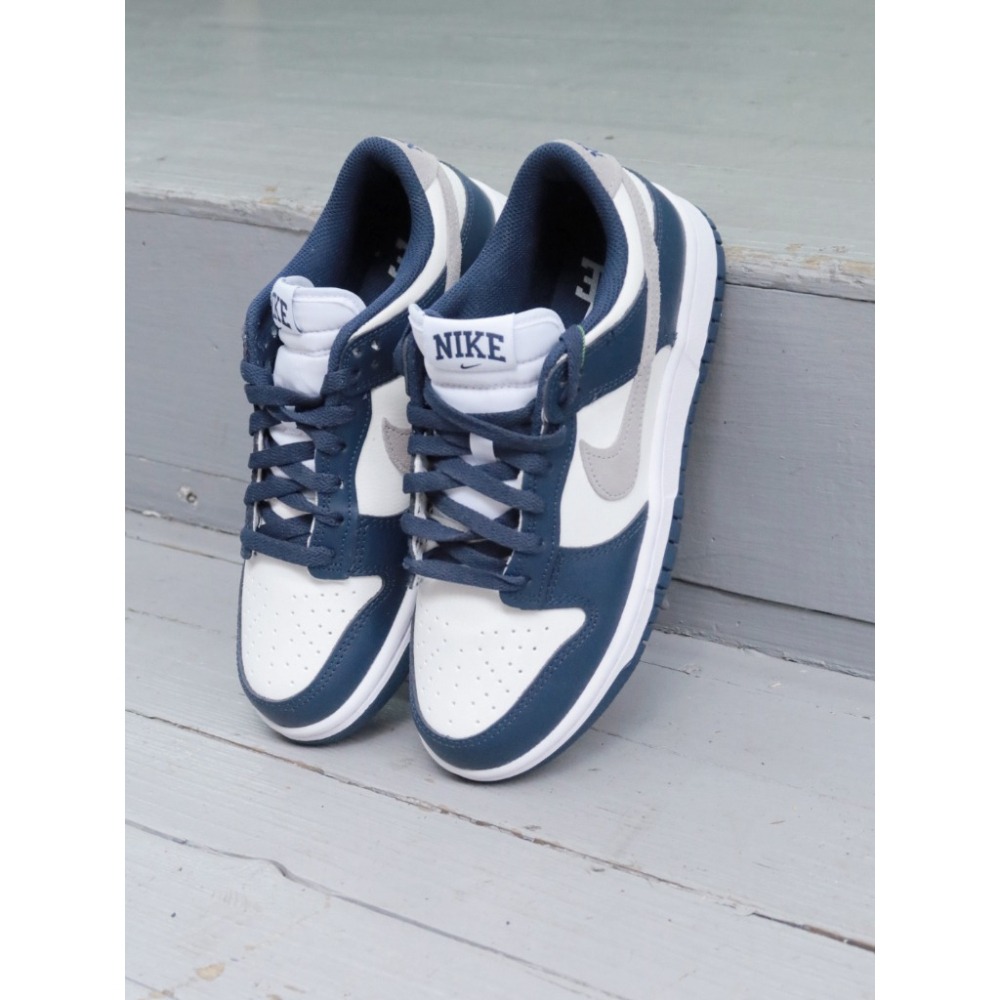 Nike Dunk Low ＂Midnight Navy＂ 藍白灰勾 FD9749-400-細節圖5