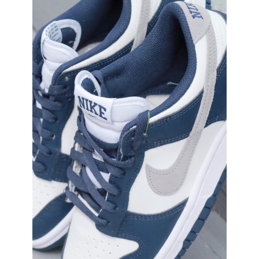 Nike Dunk Low ＂Midnight Navy＂ 藍白灰勾 FD9749-400-細節圖6