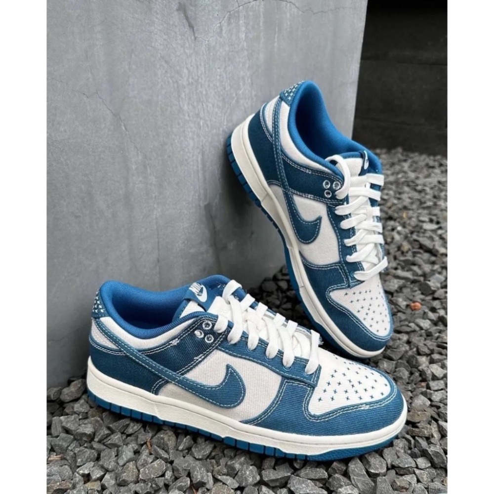 NIKE DUNK 牛仔藍 帆布 單寧 DV0834-101 牛仔Dunk-細節圖2