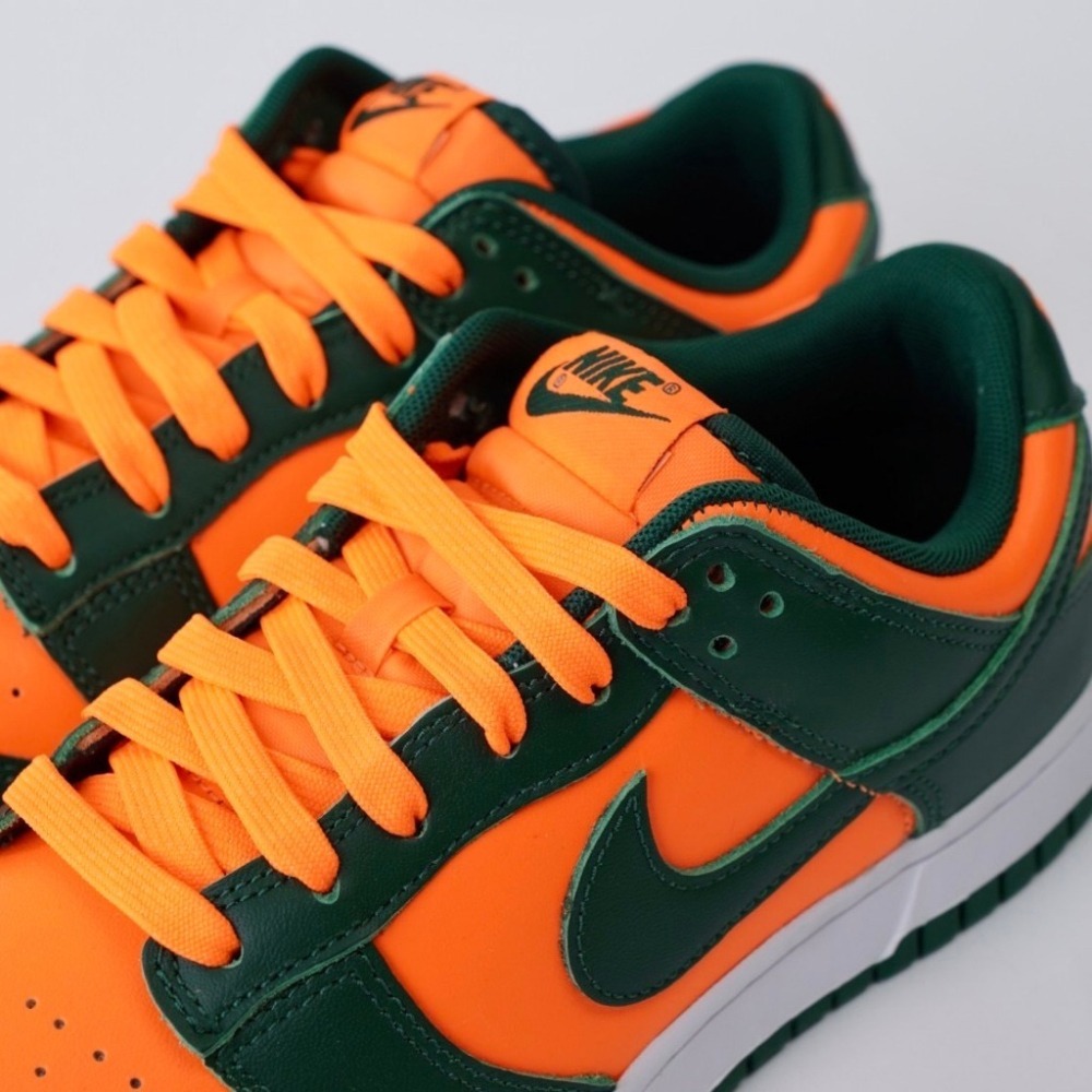 NIKE DUNK LOW ＂MIAMI HURRICANES＂ DD1391 300-細節圖3
