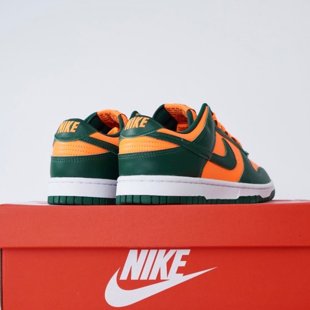 NIKE DUNK LOW ＂MIAMI HURRICANES＂ DD1391 300-細節圖4