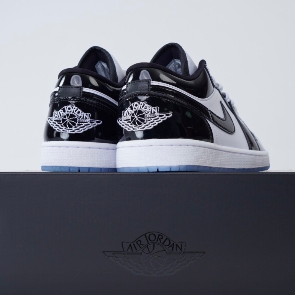 AIR JORDAN 1 LOW SE ＂CONCORD＂ 黑漆皮 DV1309 100-細節圖4