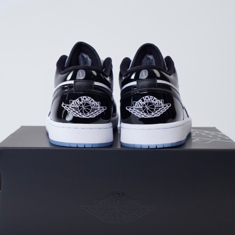 AIR JORDAN 1 LOW SE ＂CONCORD＂ 黑漆皮 DV1309 100-細節圖5