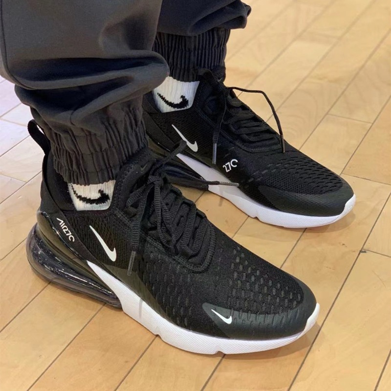 Nike 慢跑鞋 Wmns Air Max 270 男鞋 女鞋 黑白 耐吉 氣墊鞋 跑步鞋 運動鞋 AH6789-001-細節圖3