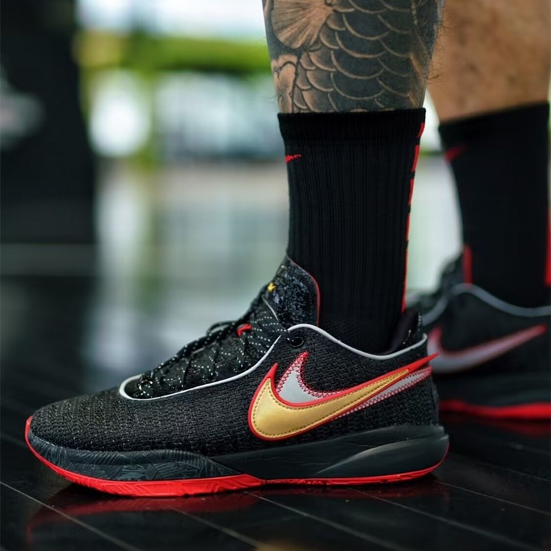 Nike LeBron 20 EP 男鞋 女鞋 粉 薄荷綠 黑紅 灰紅 霜紫 粉色 耐吉 LBJ 20 耐磨 實戰籃球鞋-細節圖8