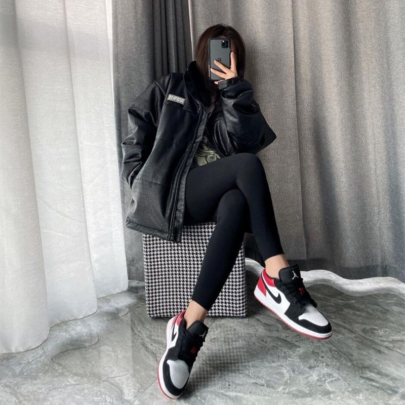 Air Jordan 1 Low 男鞋 aj1 低筒 女鞋 灰白 煙灰 黑白 灰 紅黑腳趾 黑紅 飛人喬登 1代 籃球鞋-細節圖9