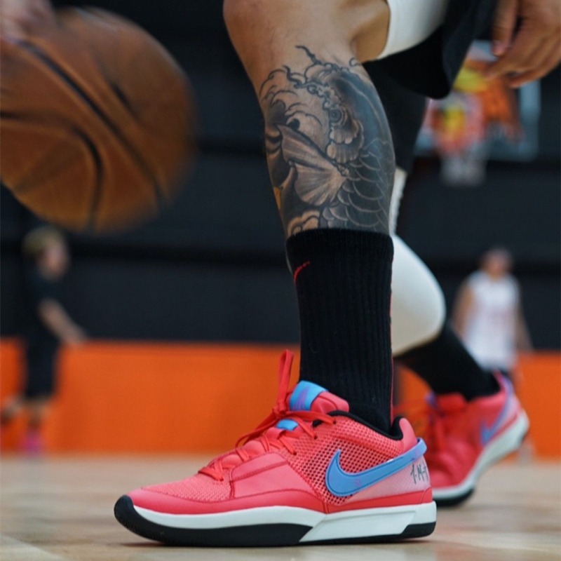 Nike JA 1 EP Day One Ja Morant 男鞋 粉藍 煙灰 JA1 耐吉 莫蘭特 1代 實戰 籃球鞋-細節圖5