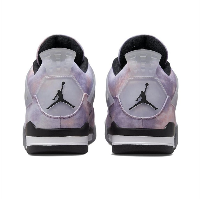 Air Jordan 4 Retro 男鞋 女鞋 飛人喬丹 4代 籃球鞋 藍白 紫色 電母 黃黑 AJ4 休閒鞋 運動鞋-細節圖8