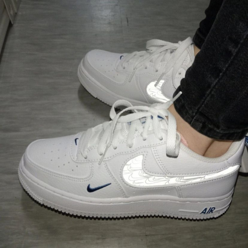 Nike Air Force 1 小藍勾 小勾 3M反光 AF1 FB8971-100