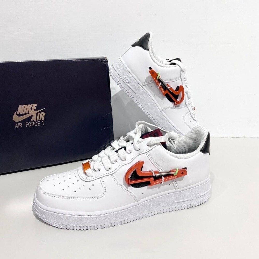 Nike Air Force 1 登山扣 金屬掛鉤 DM8461-001 DH7579-100-細節圖3