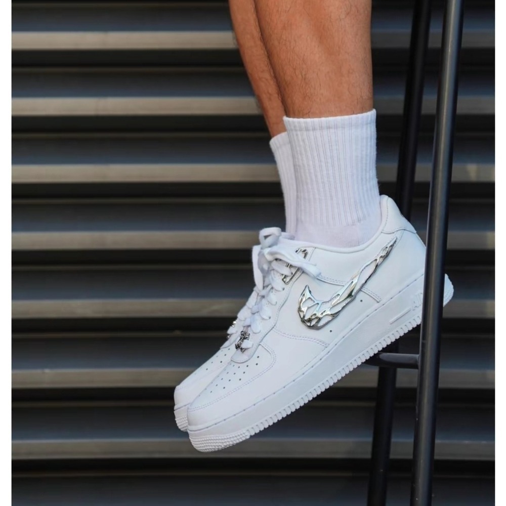 NIKE AIR FORCE 1 07 男女款 運動休閒鞋 白-CW2288-111/DD8959-100-細節圖6