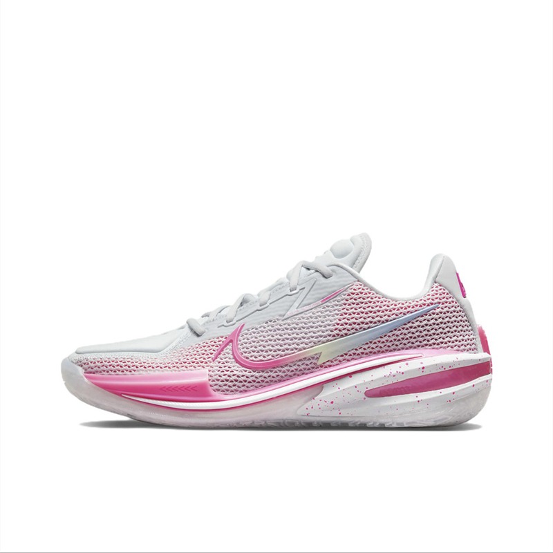 Nike 籃球鞋 Air Zoom G.T. CUT EP 男鞋 耐吉 女鞋 乳腺癌 水蜜桃 白藍紅 實戰 戰靴 運動鞋-細節圖2