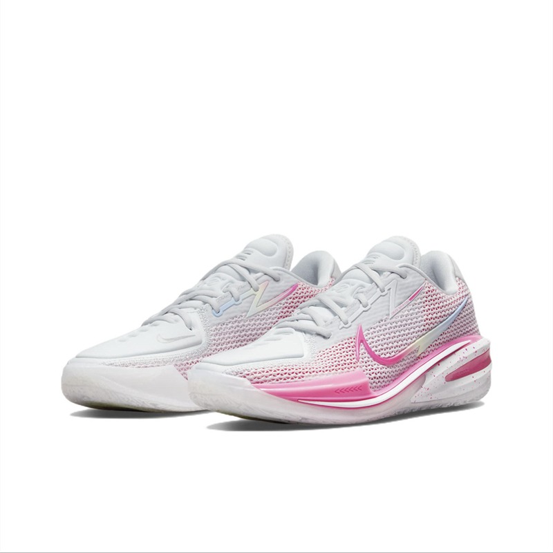 Nike 籃球鞋 Air Zoom G.T. CUT EP 男鞋 耐吉 女鞋 乳腺癌 水蜜桃 白藍紅 實戰 戰靴 運動鞋-細節圖3