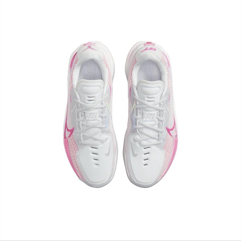 Nike 籃球鞋 Air Zoom G.T. CUT EP 男鞋 耐吉 女鞋 乳腺癌 水蜜桃 白藍紅 實戰 戰靴 運動鞋-細節圖4