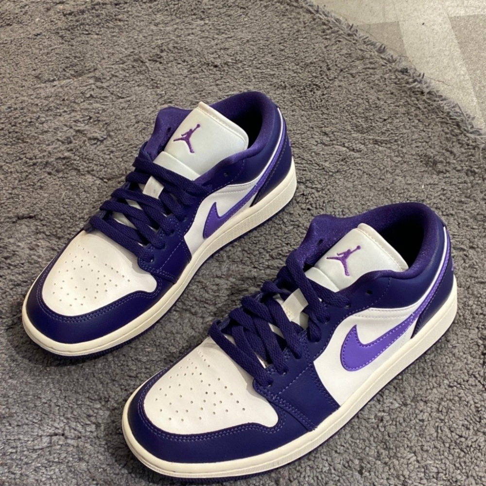 Jordan 1 Low 白綠 DC0774-113 葡萄紫 DC0774-502 553558-515-細節圖7