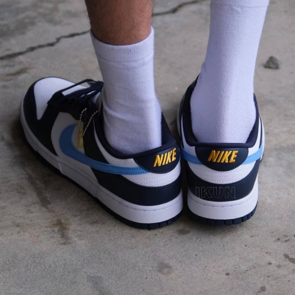 ΝΙΚЕ DUΝΚ LOW “Midnight Navy” 深藍 黑白藍 黑曜石 海軍藍 FN7800-400-細節圖6