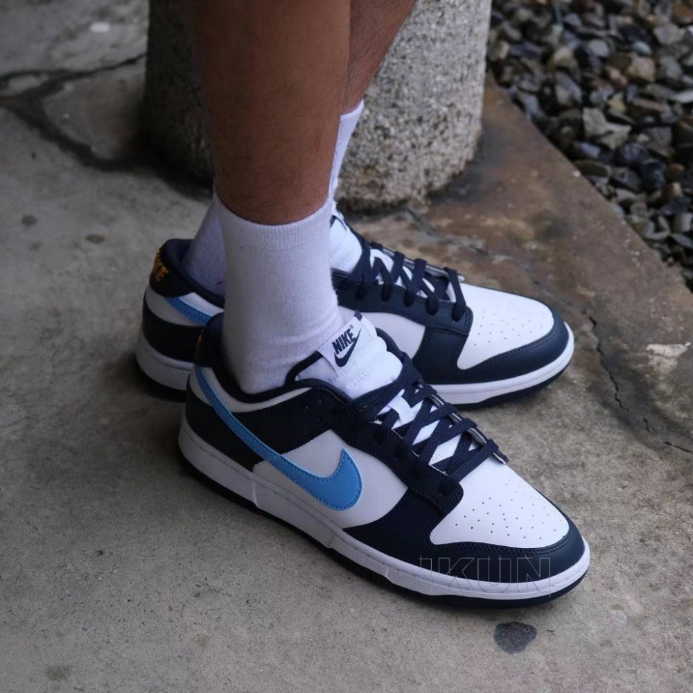 ΝΙΚЕ DUΝΚ LOW “Midnight Navy” 深藍 黑白藍 黑曜石 海軍藍 FN7800-400-細節圖7