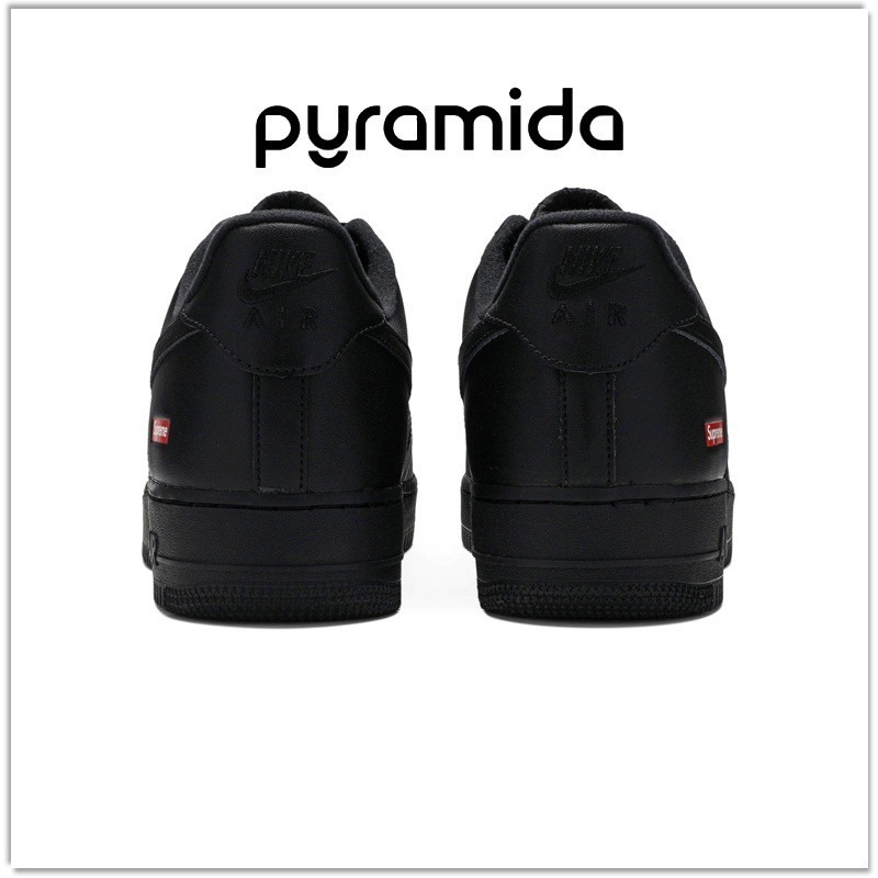 Supreme x Nike Air Force 1 聯名 白 黑 小麥 CU9225-100-001-細節圖7