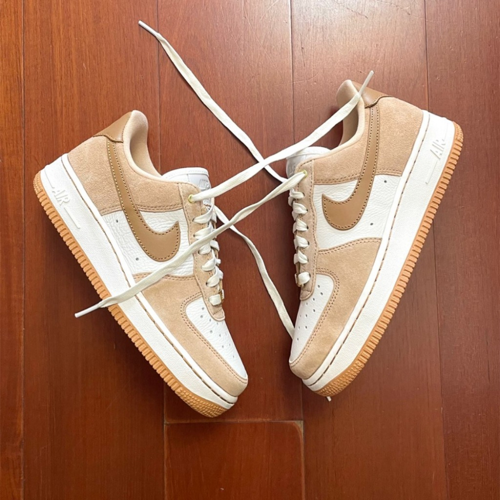 NIKE AIR FORCE 1 AF1 LXX 焦糖底 麂皮 泰迪色 奶茶 咖啡 DX1193-200-細節圖4