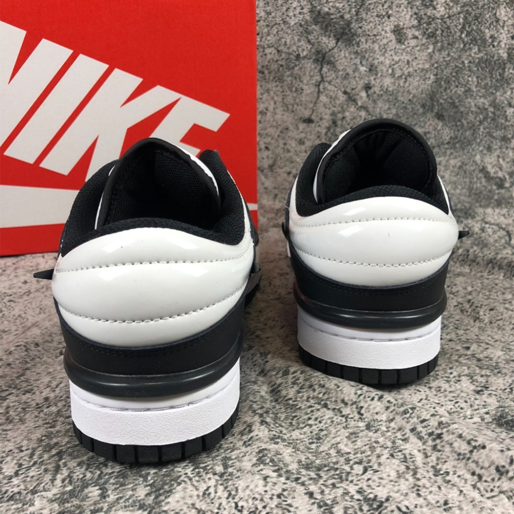 Nike Dunk low twist 熊貓 黑白熊貓 情侶鞋DZ2794-001-細節圖8