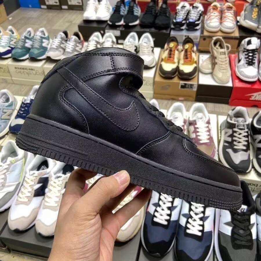 Nike Air Force 1 Low 07 黑武士 全黑 男女運動鞋 休閒鞋-細節圖3