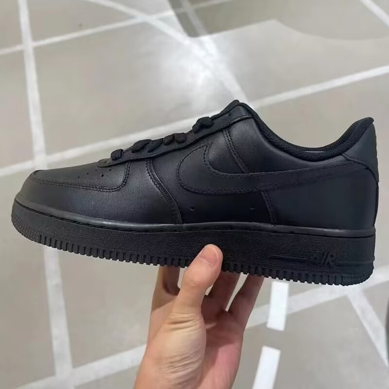 Nike Air Force 1 Low 07 黑武士 全黑 男女運動鞋 休閒鞋-細節圖10