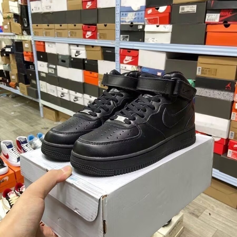 Nike Air Force 1 Low 07 黑武士 全黑 男女運動鞋 休閒鞋-規格圖11