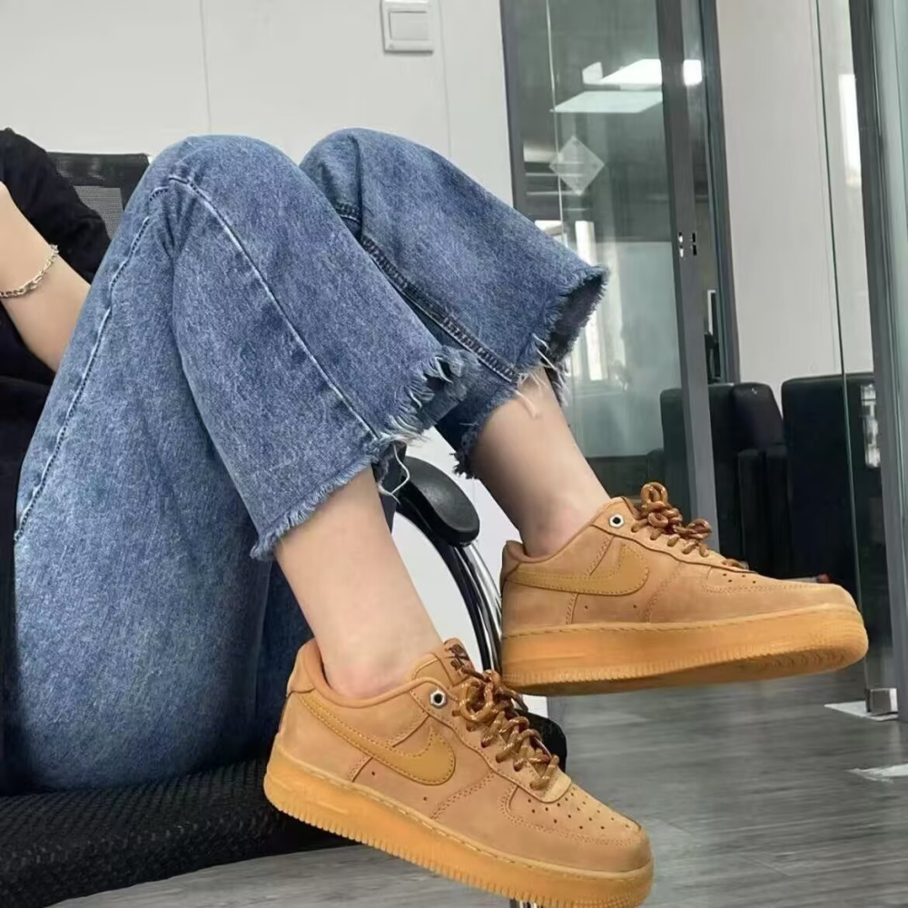 Nike Air Force 1 Wheat 小麥 大地色 休閒鞋 男女款 CJ9179-200-細節圖4