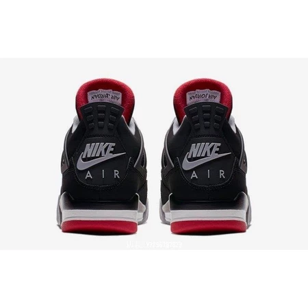 Air Jordan 4 Bred AJ4 籃球鞋 黑紅 308497 060 爆款 男鞋-細節圖4