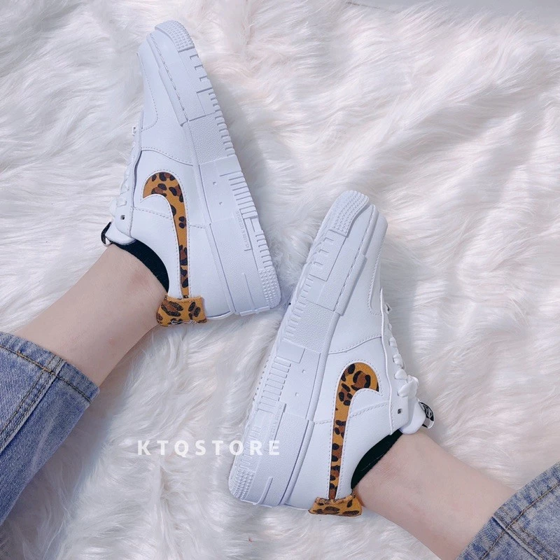 Nike Air Force 1 Pixel ＂Leopard＂ 蛇紋 解構 經典 CV8481-101-規格圖8