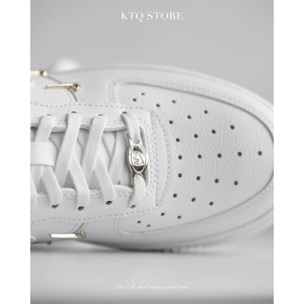 Nike Air Force 1 Low ＇Mini Gold ＇ 白金 FV3654-111-細節圖6