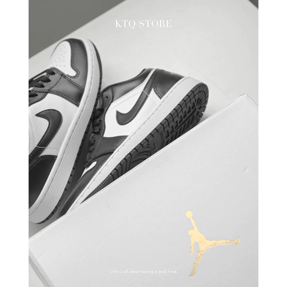 Nike Air Jordan 1 Low ＂Panda＂ 黑白 熊貓 DC0774-101-細節圖5