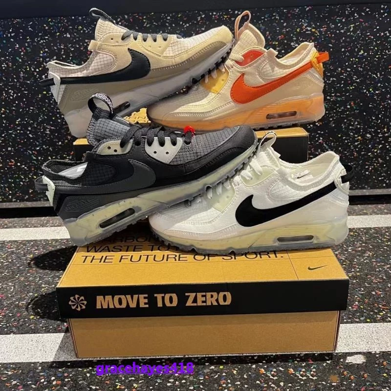 Nike Air Max 90 Terrascape米紅運動休閑氣墊跑鞋DC9450-100-細節圖2