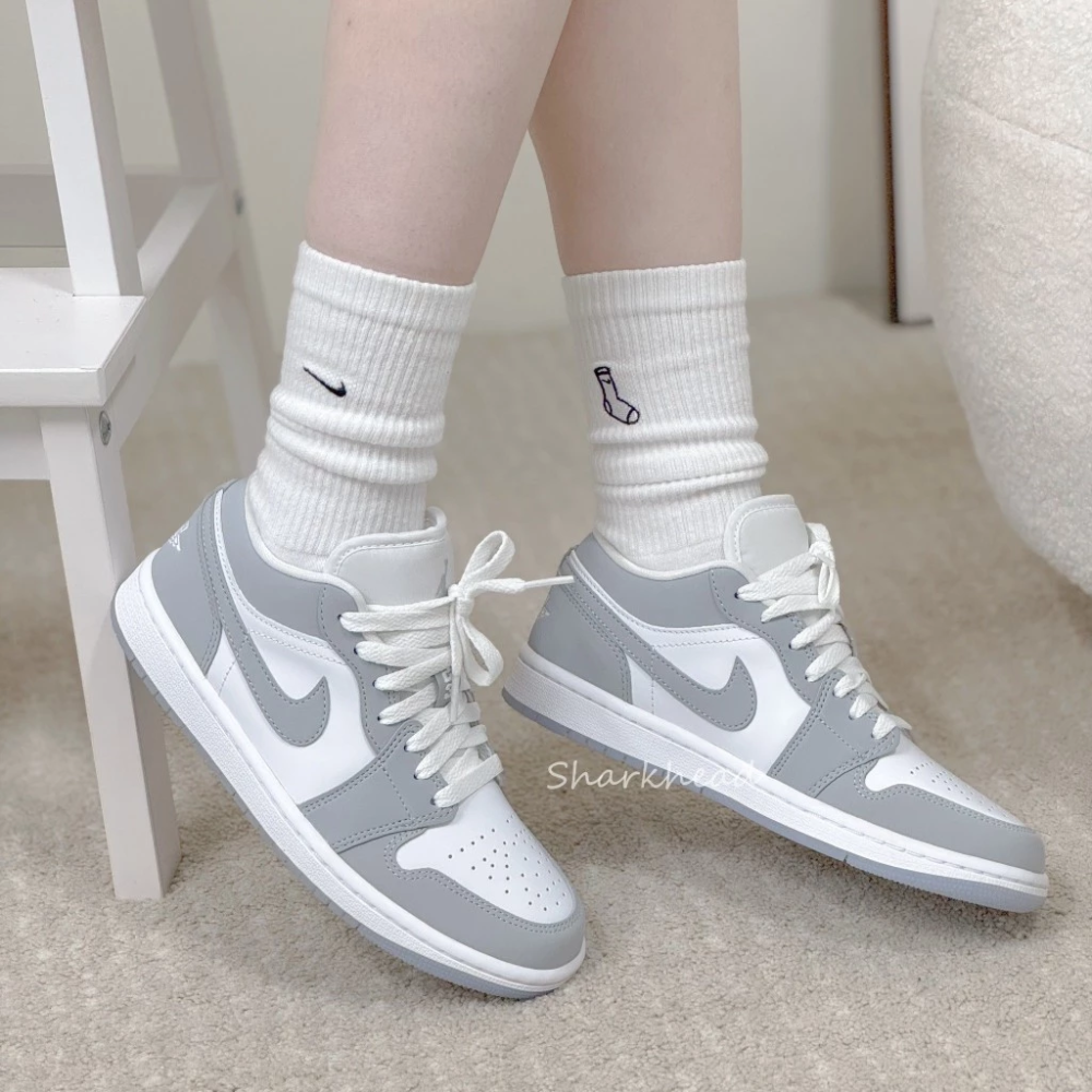 Nike Air Jordan 1 Low 灰白 煙灰 DC0774-105 冰底-細節圖2