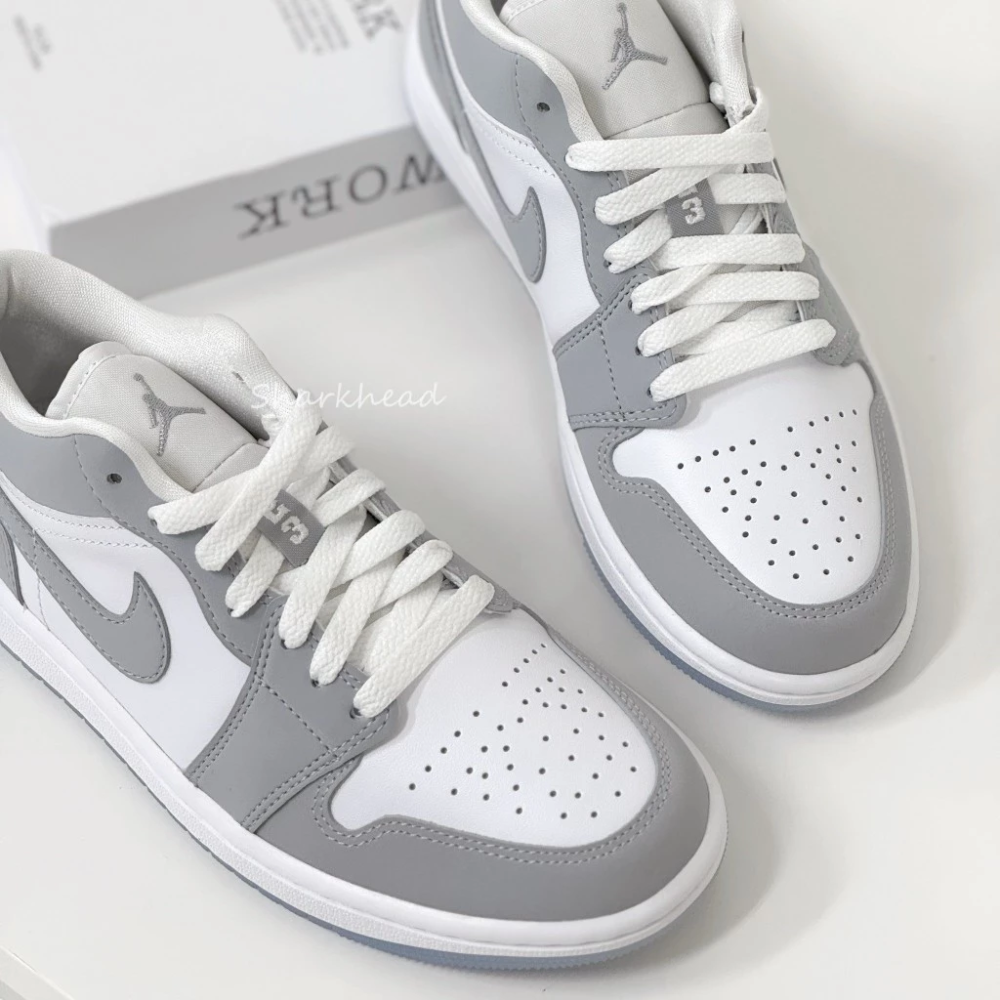 Nike Air Jordan 1 Low 灰白 煙灰 DC0774-105 冰底-細節圖8