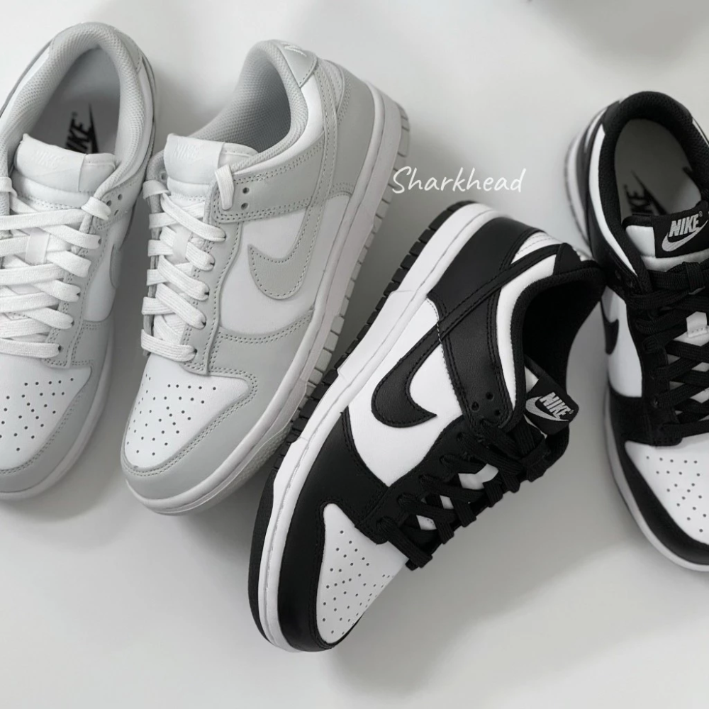 Nike Dunk Low Black 熊貓 黑白 淺灰 灰白 DD1503-101 103-細節圖3