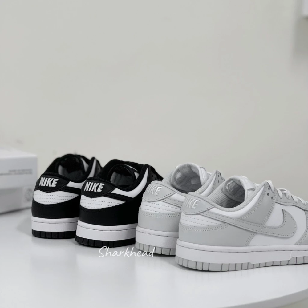 Nike Dunk Low Black 熊貓 黑白 淺灰 灰白 DD1503-101 103-細節圖4