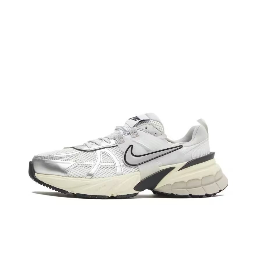 Nike V2K Run 奶油底 老爹鞋 復古鞋 增高 白銀 銀 FD0736-100 白綠-規格圖9