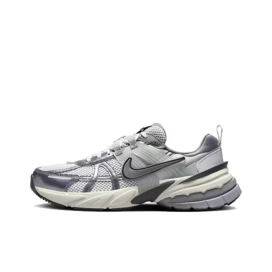 Nike V2K Run 奶油底 老爹鞋 復古鞋 增高 白銀 銀 FD0736-100 白綠-規格圖9