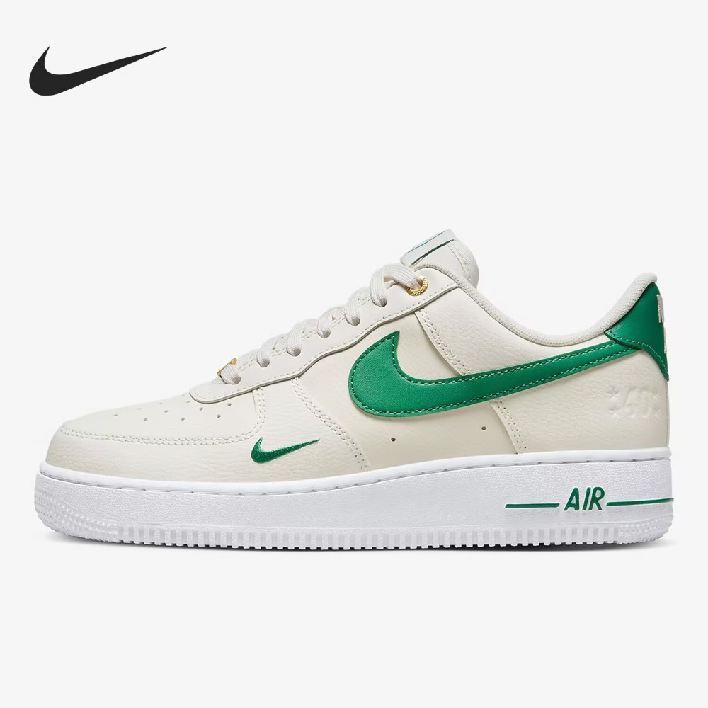 Nike Αir Force 1 黑白 綠 小勾 DQ7582-101 DQ7658-100-規格圖9