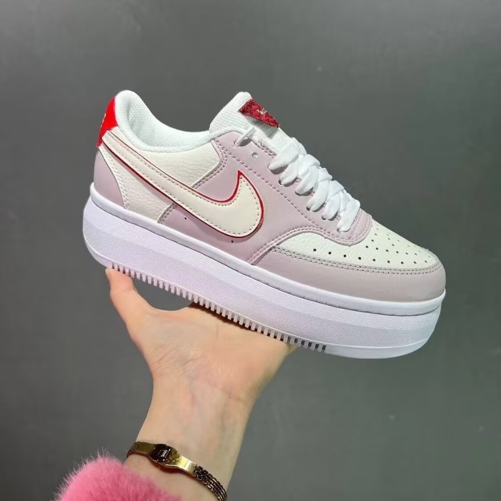 Nike Court Vision 厚底 小白鞋 Force 深藍 白 DM0113-100-規格圖9
