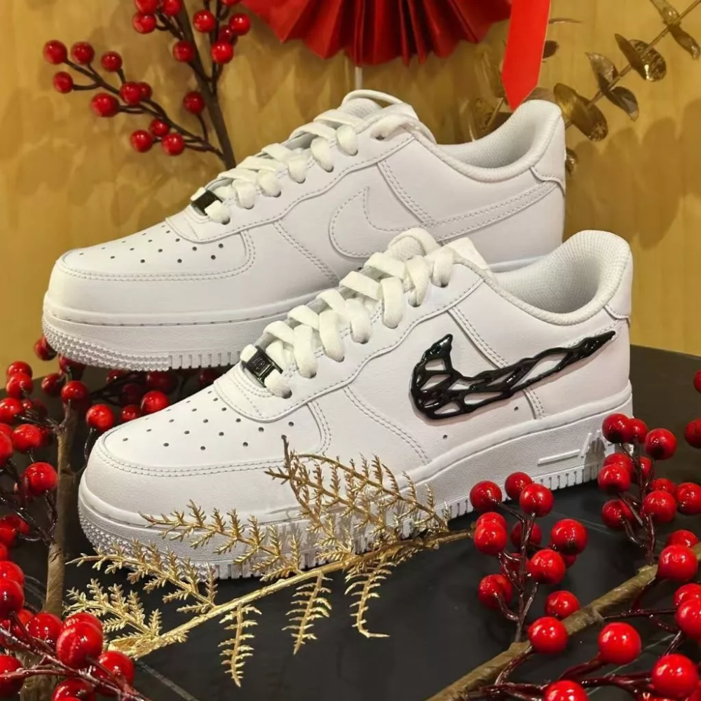 Nike Air Force 1 液態金屬 猛毒 IF1686-101 IF1686-161-細節圖2