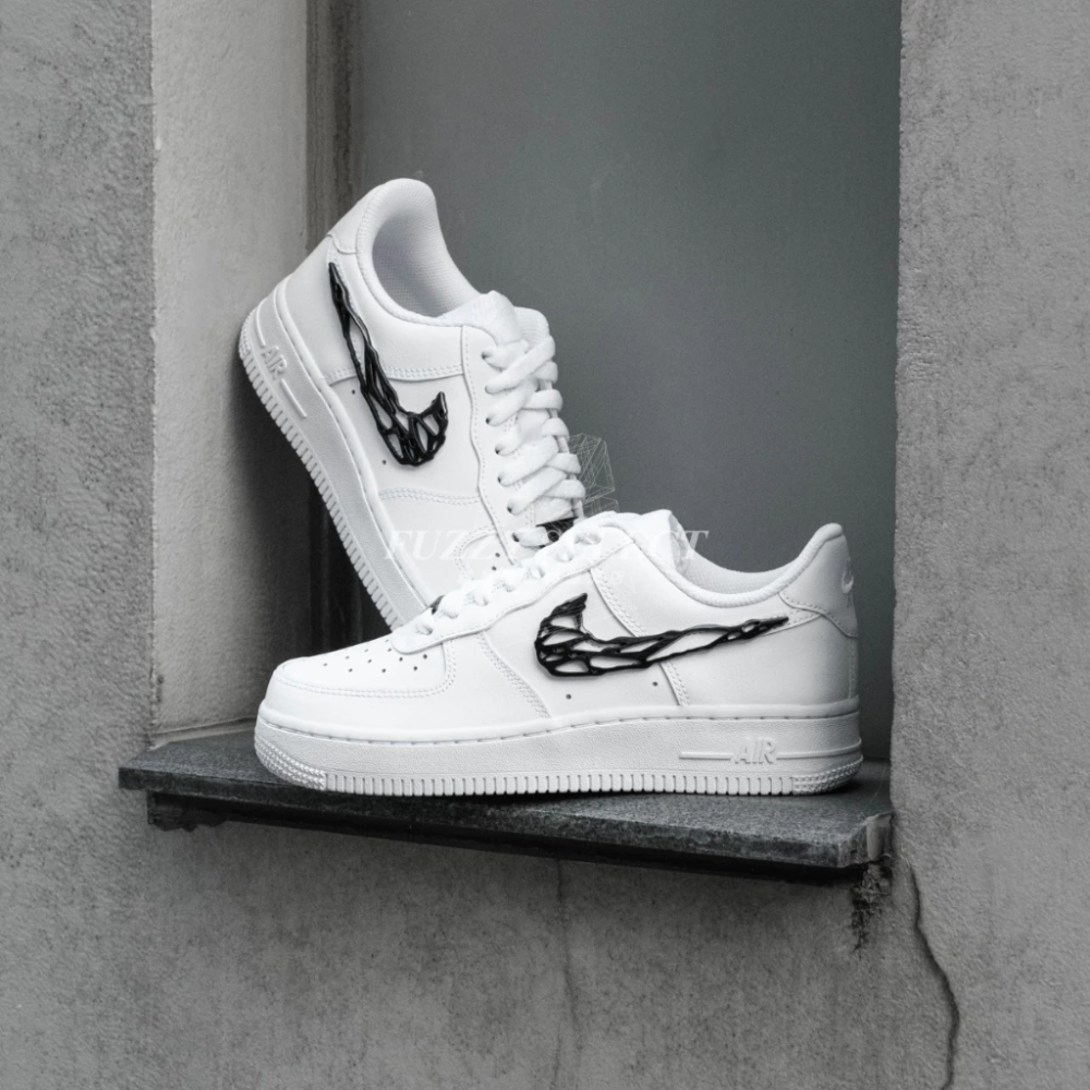 Nike Air Force 1 液態金屬 猛毒 IF1686-101 IF1686-161-細節圖5