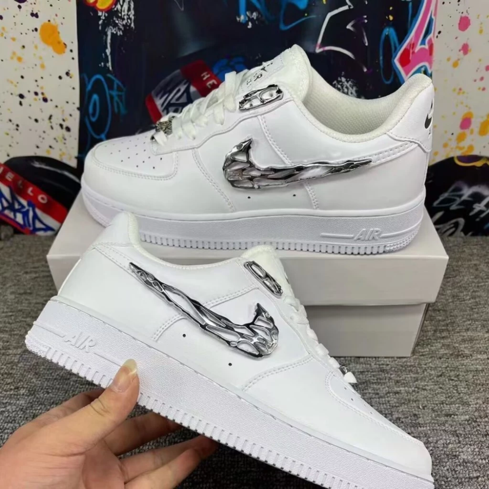 Nike Air Force 1 液態金屬 猛毒 IF1686-101 IF1686-161-規格圖8