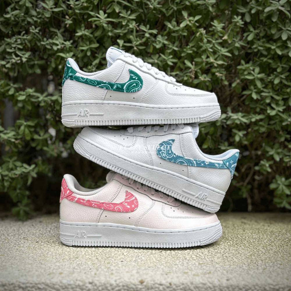 Nike Air Force 1 變形蟲 綠 DH4406-102 藍 100 FD1448-664-細節圖2