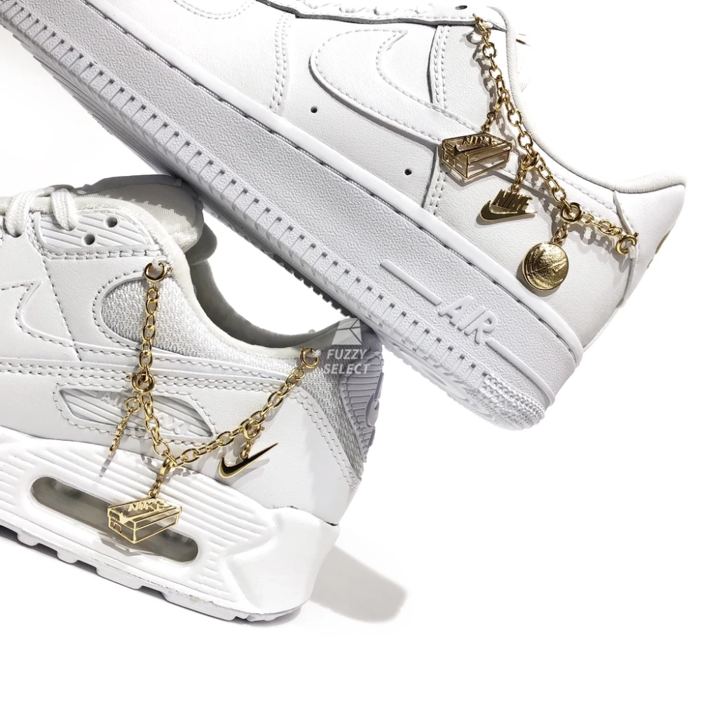 Air Force 1 LX Lucky Charms 金飾 金鍊 可拆式 DD1525-100-細節圖2