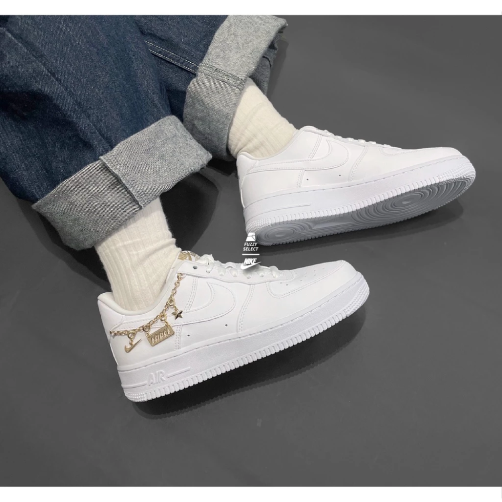 Air Force 1 LX Lucky Charms 金飾 金鍊 可拆式 DD1525-100-細節圖4