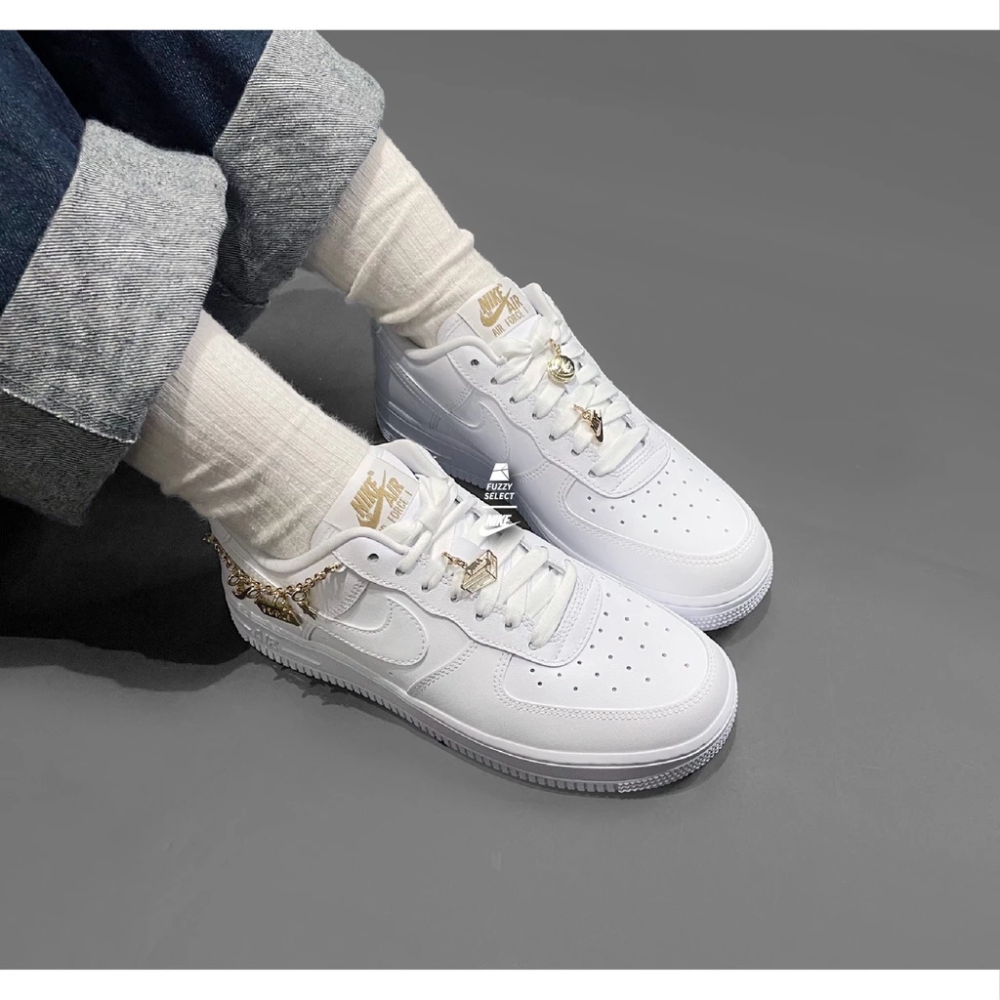 Air Force 1 LX Lucky Charms 金飾 金鍊 可拆式 DD1525-100-細節圖5