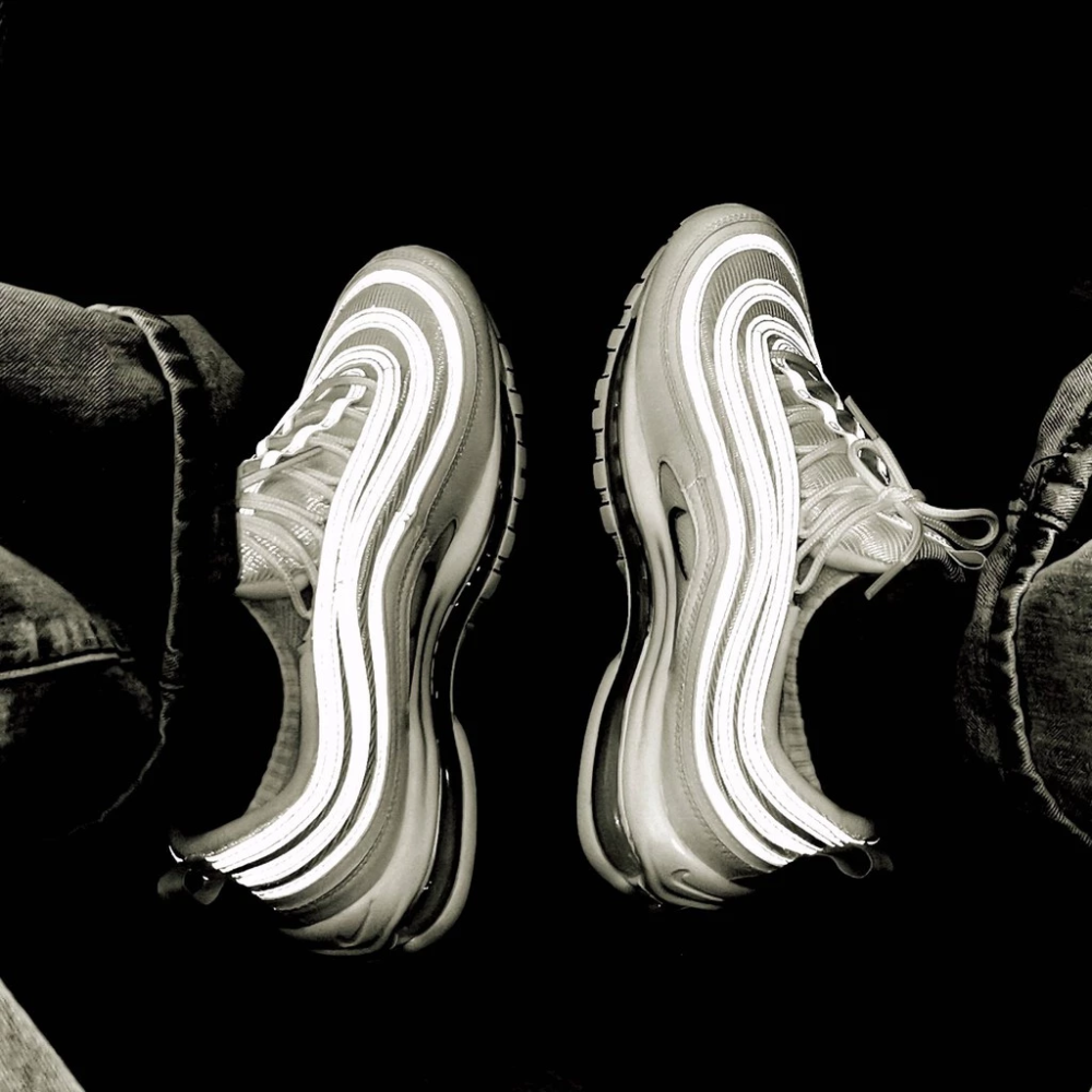 NIKE AIR MAX 97 3M 反光 氣墊 子彈 男女鞋 921826-101 921826-001-細節圖6