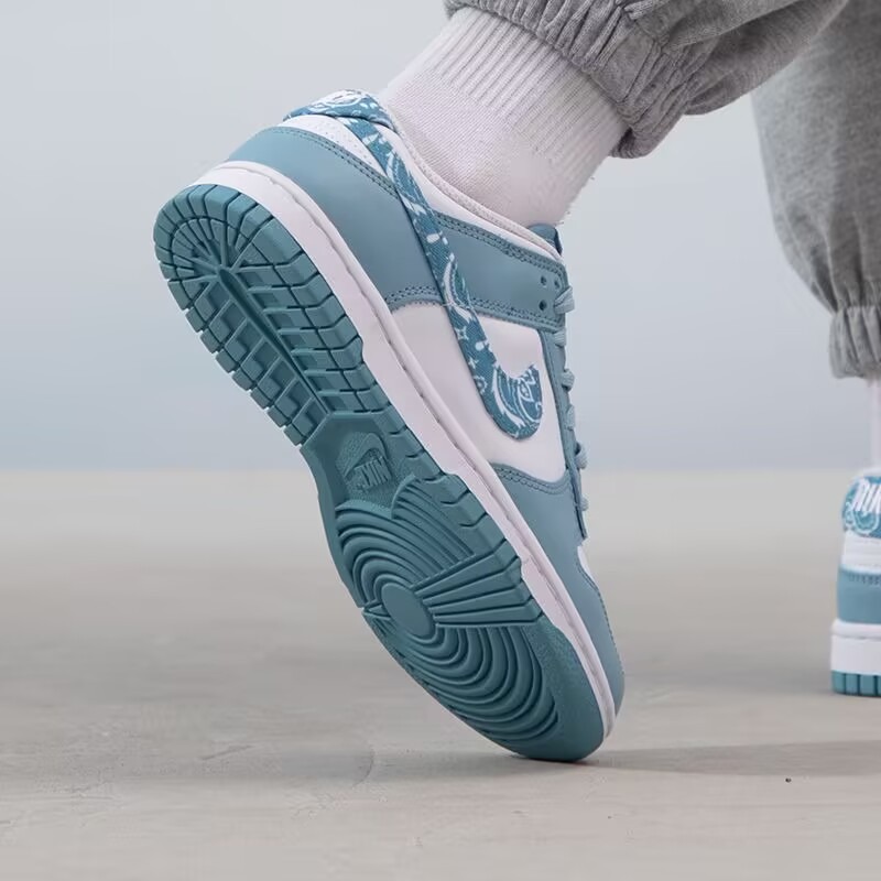NIKE DUNK LOW ＂BLUE PAISLEY＂復古藍白腰果花變形蟲 DH4401-101-細節圖6
